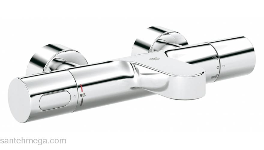 Термостатический смеситель для ванны GROHE Grohtherm 3000 34276000. Фото