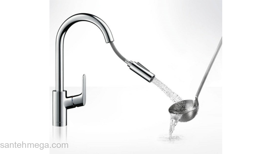 Смеситель для кухни Hansgrohe Focus под сталь 31815800. Фото