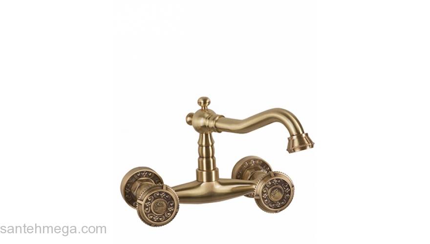 Смеситель для раковины BRONZE DE LUXE 10116. Фото