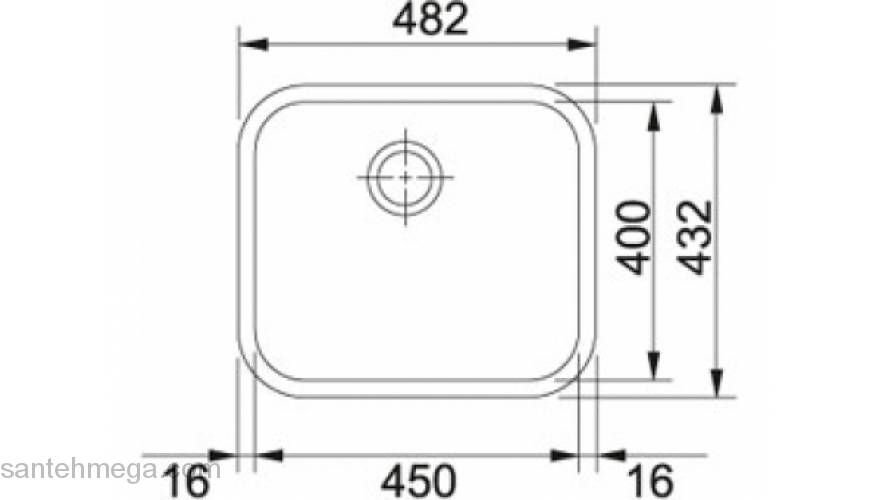 Кухонная мойка FRANKE Galassia GAX 110-45 122.0021.440. Фото