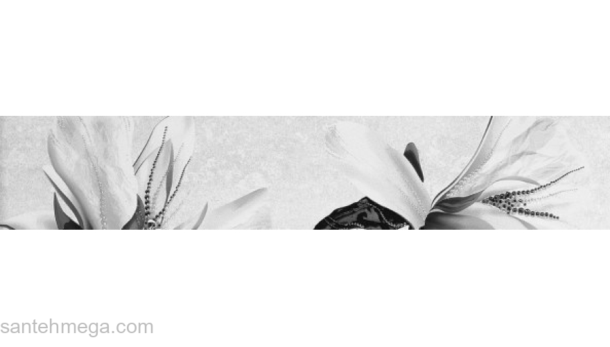 Unitile 010212001797 Бордюр Картье 400х75 серый 01