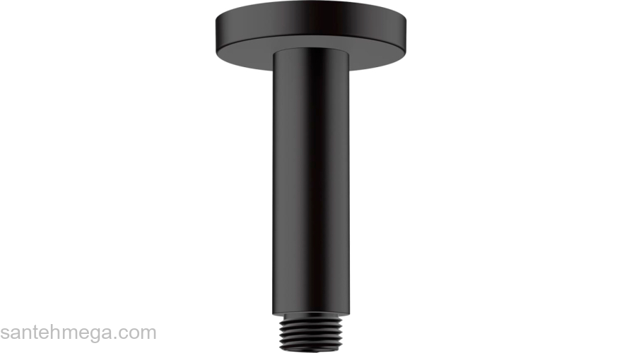 Потолочное подсоединение 100 мм Hansgrohe Vernis Blend 27804670 черный. Фото