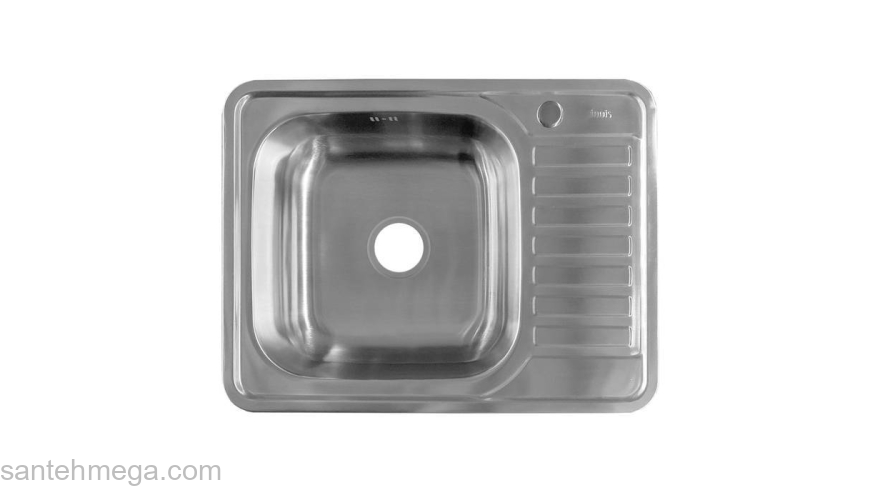 Мойка нержавеющая сталь сатин чаша слева 650*500 Basic IDDIS BAS65SLi77. Фото
