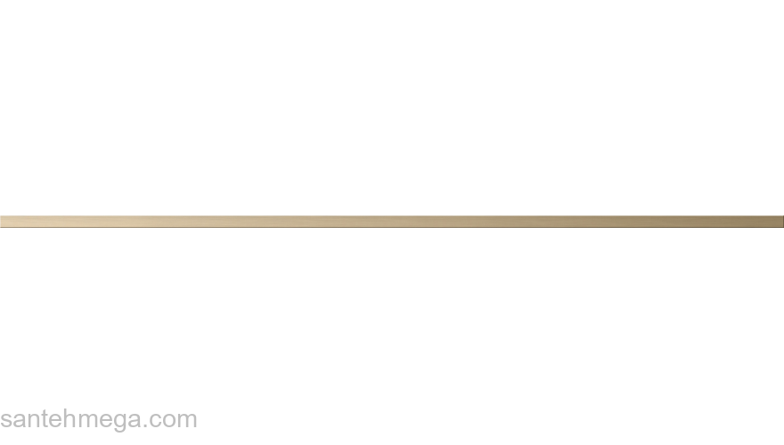 CERSANIT A-MT1U381\J Спецэлемент металлический Metallic 10х750 золотистый