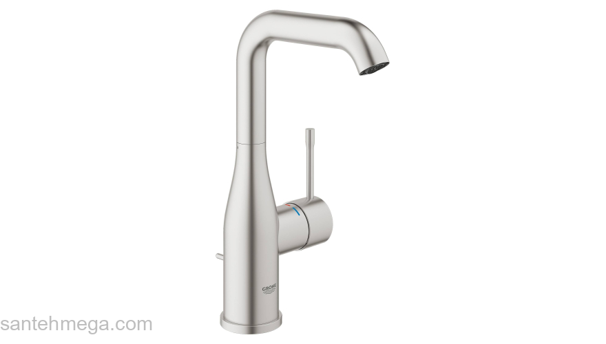 GROHE 32628DC1 Essence New Смеситель для раковины с высоким изливом, сливной гарнитур. Фото