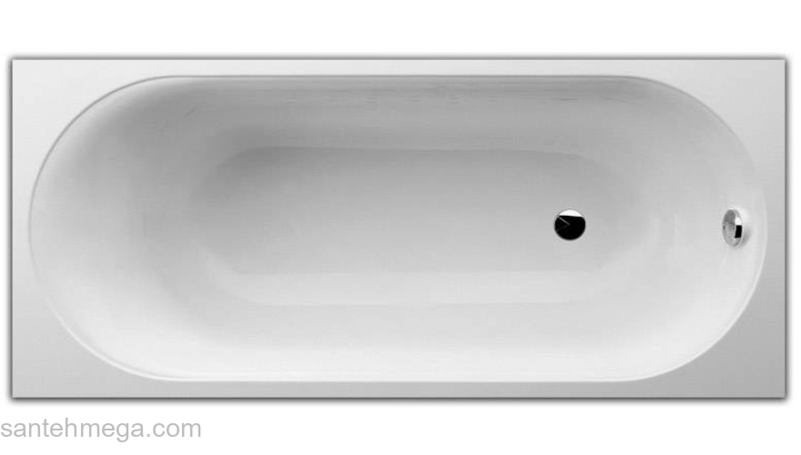 Ванна акриловая VILLEROY & BOCH Oberon UBQ180OBE2V-96 Star white. Фото