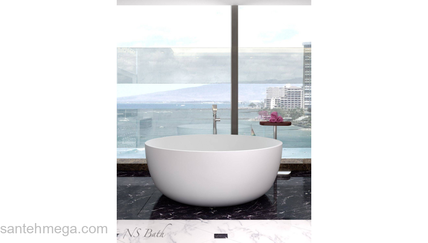 Ванна из литьевого мрамора NS BATH NSB-15000. Фото