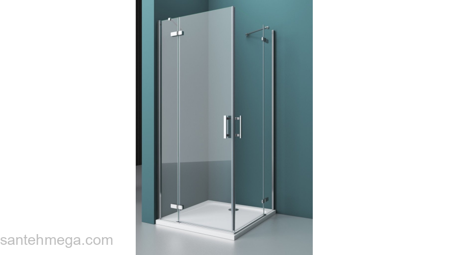 Душевой угол BELBAGNO KRAFT-AH-22-120/100-C-Cr-R. Фото