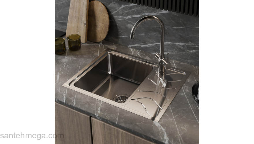 Кухонная мойка IDDIS Reeva REE61SLi77K. Фото