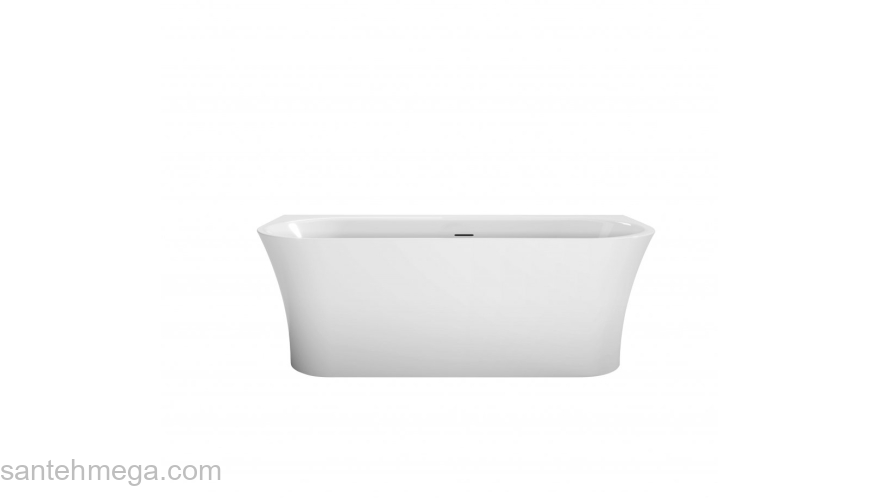Ванна акриловая пристенная BELBAGNO BB711-1550-700. Фото