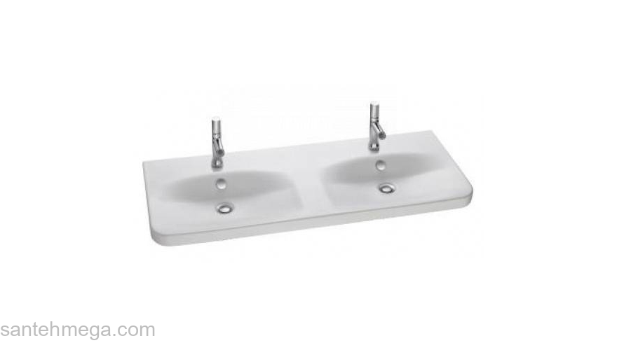 Раковина двойная JACOB DELAFON Replay 120х46 E4488-00. Фото