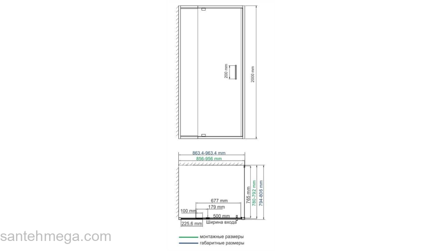 Душевой уголок WASSERKRAFT Berkel 48P20. Фото
