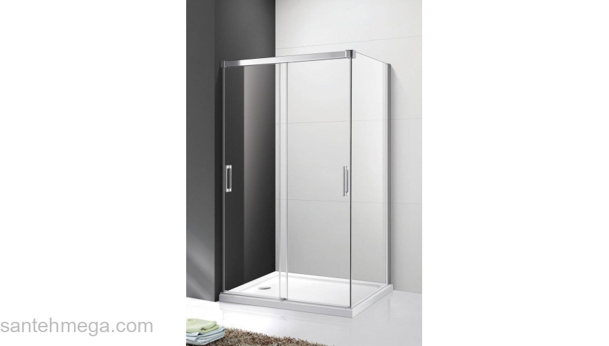 Душевой угол CEZARES Tandem Soft TANDEM-SOFT-AH-2-120/100-P-Cr-L. Фото