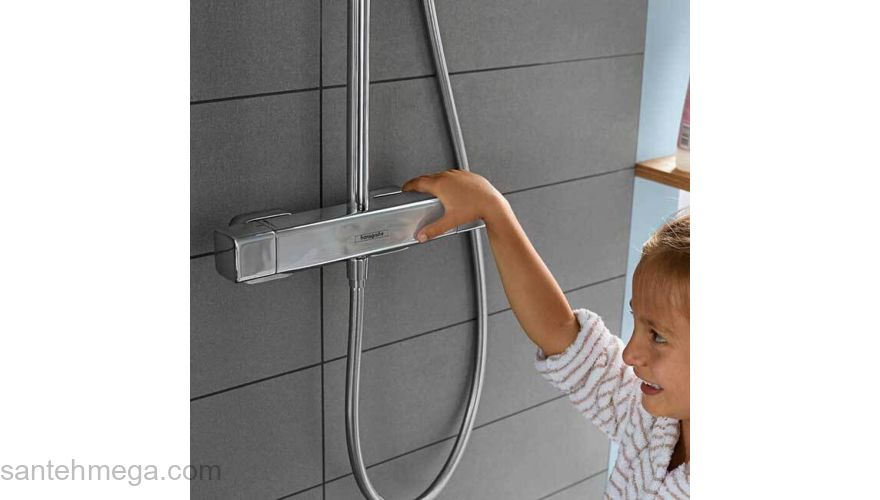 Душевая система Hansgrohe Croma E Showerpipe 280 1jet 27630000, хром. Фото