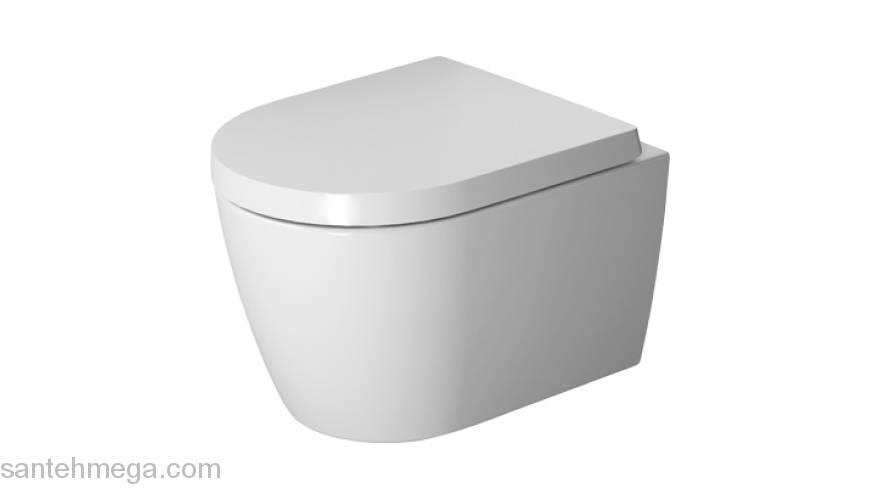 Унитаз подвесной DURAVIT ME by Starck Compact Rimless 45300900A1. Фото