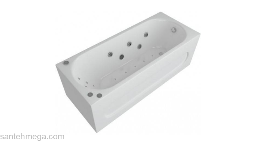 Ванна АКВАТЕК Оберон 180х80 с гидромассажем. Фото