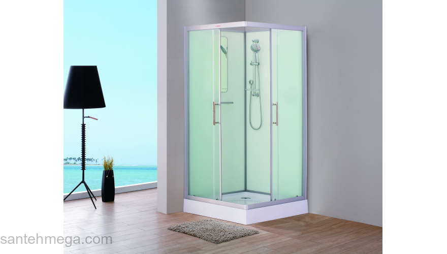 Душевая квадратная кабина ESBANO без крыши ES-100CK. Фото