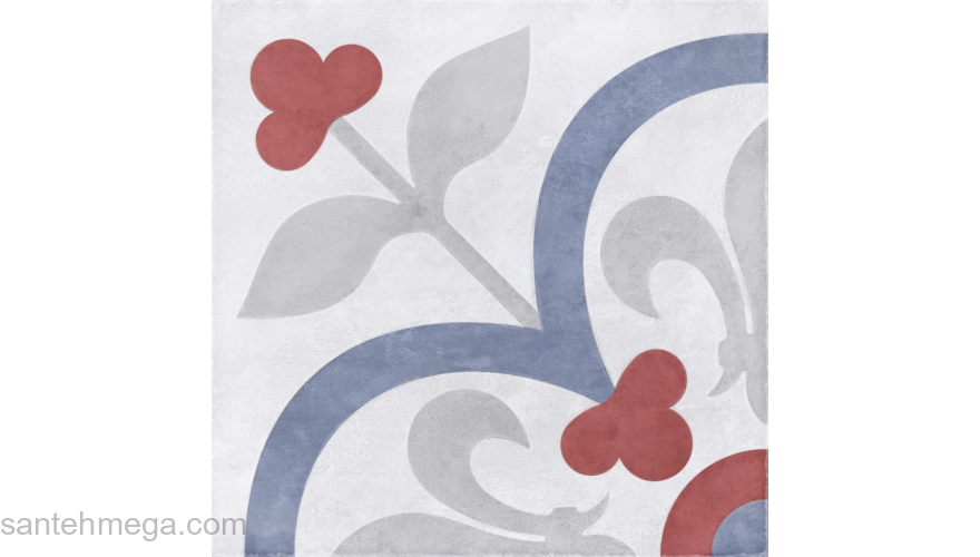 CERSANIT C-MO4A453D Керамический гранит Motley 298х298 многоцветный цветок. Фото