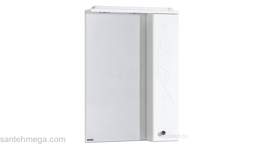 Зеркальный шкаф Aquaton Лиана 65 правый 1A166202LL01R. Фото