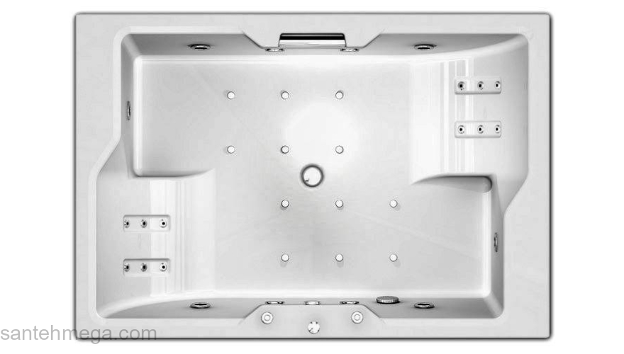 Ванна АКВАТЕК Дорадо 190х130 без гидромассажа. Фото