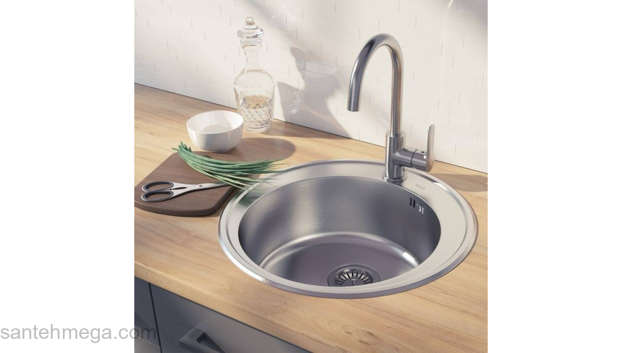 Мойка нержавеющая cталь сатин D510 Basic IDDIS BAS51S0i77. Фото