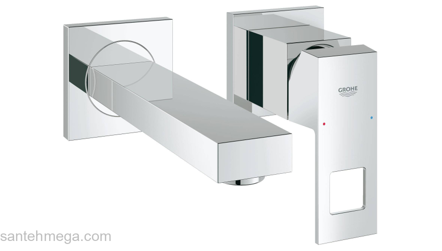 Смеситель для раковины Grohe Eurocube 19895000 (внешняя часть). Фото