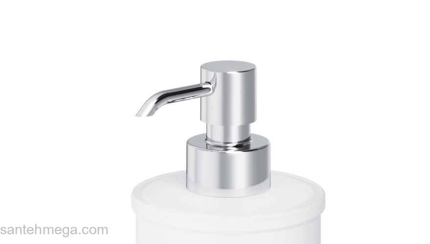 Стеклянный диспенсер для жидкого мыла с настенным держателем AM.PM Like A8036900 для ванной комнаты. Фото