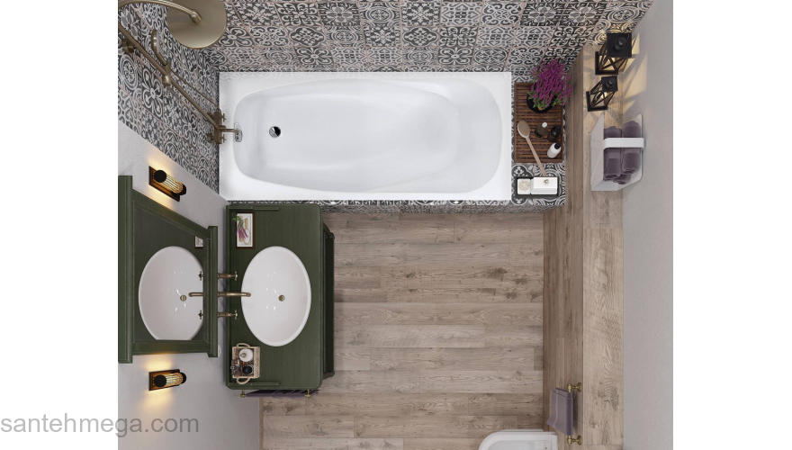 Акриловая ванна VAGNERPLAST ARONIA 170 VPBA170ARN2X-01. Фото