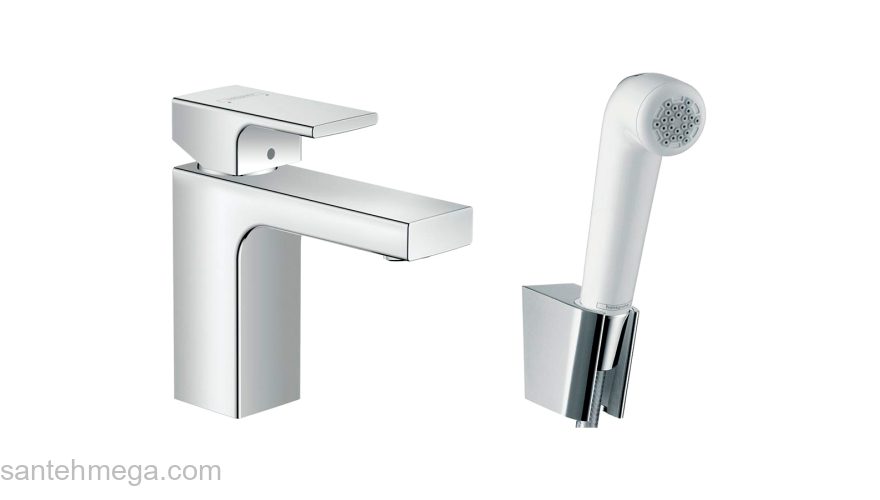 Набор для биде Hansgrohe Vernis Shape 71216000 хром. Фото
