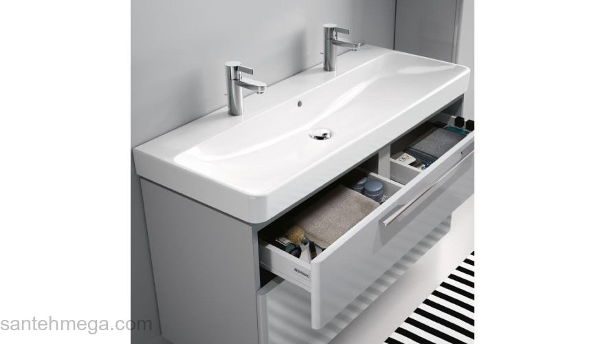 Раковина GEBERIT Smyle Square 120х48 500.253.01.1. Фото