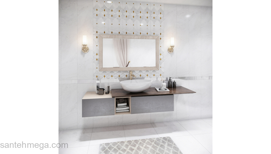 Gracia Ceramica 010301002122 Декор Constance 300х900 grey light 01