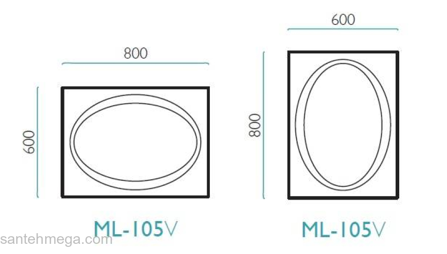 Зеркало МИР СТЕКЛА ML-105. Фото