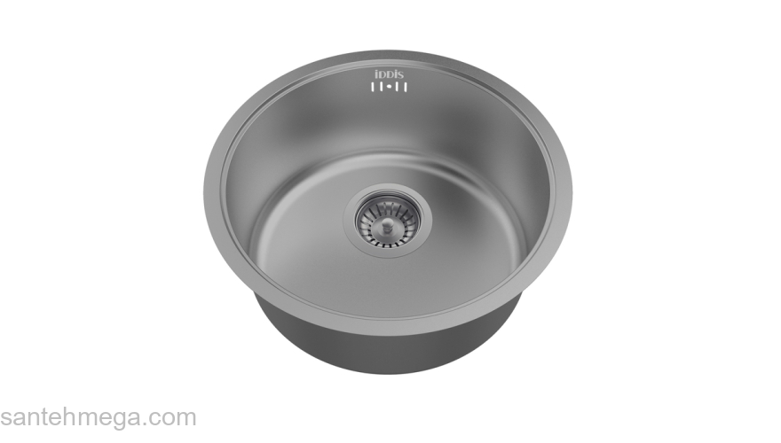 Мойка нерж.сталь универсального монтажа графит D-425*180 Edifice IDDIS EDI42G0i77. Фото