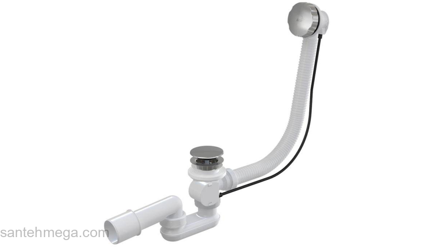 Слив-перелив ALCAPLAST A55KM (80 см). Фото