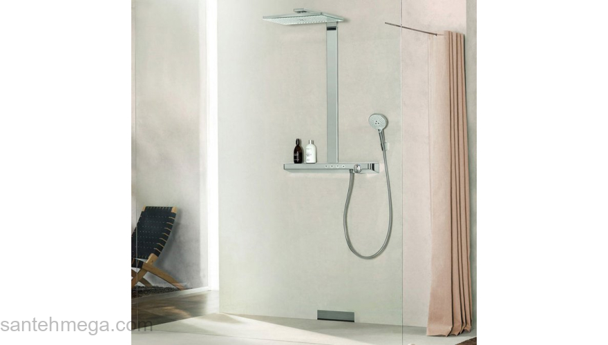 Душевая система Hansgrohe Rainmaker Select 460 2jet Showerpipe 27109400. Фото