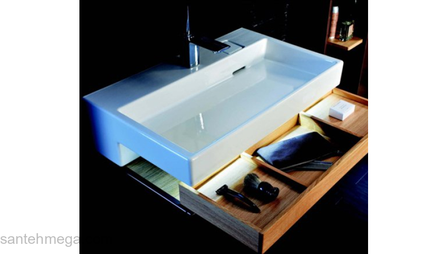 Раковина-столешница с подсветкой JACOB DELAFON Terrace 100х49 EXC9112-00. Фото