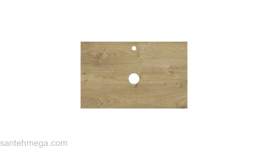 Столешница МДФ 80 см дуб верона Optima Home IDDIS OPH80BVi89. Фото