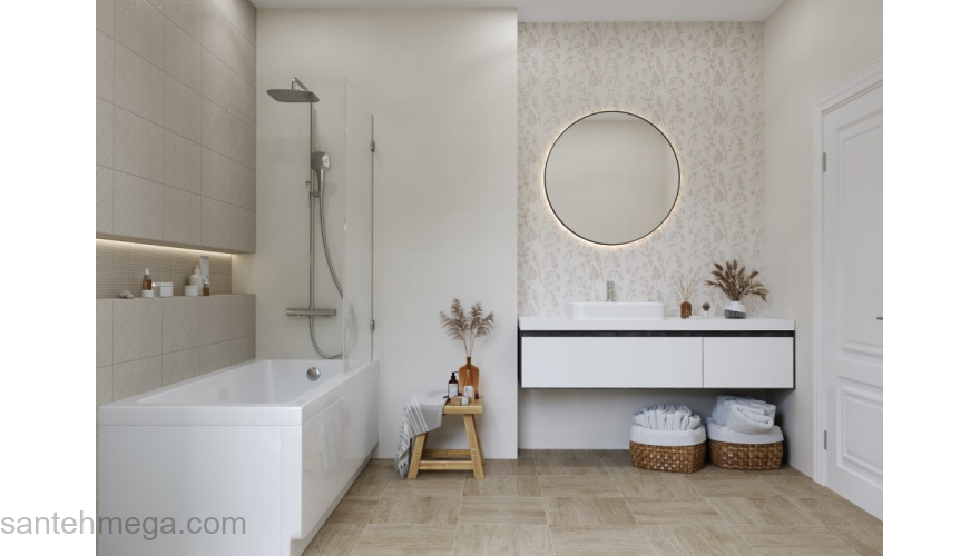 Unitile 010100001190 Плитка облицовочная Аура 250х400 светлый верх 01. Фото