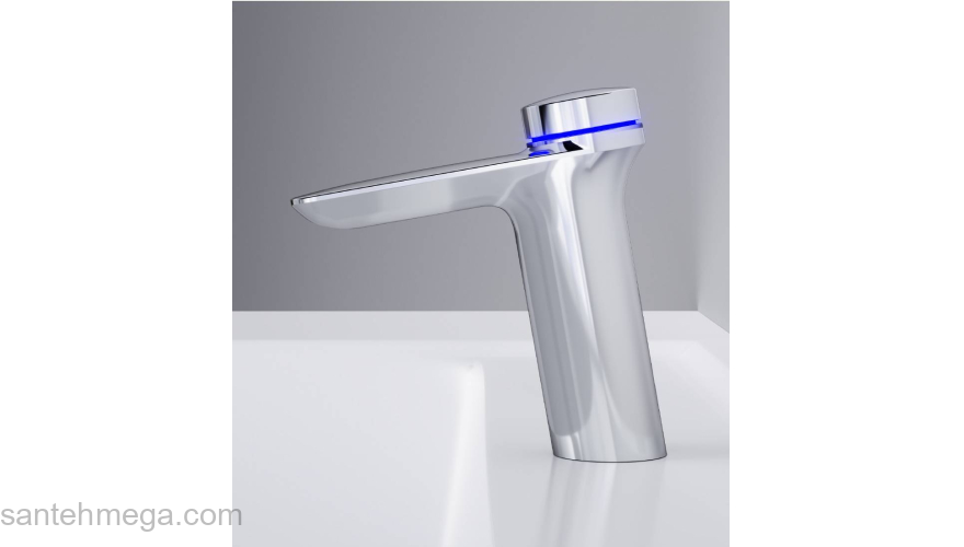 Смеситель для раковин, электронный, TouchReel, с донным клапаном AM.PM Inspire 2.0 F50A82400. Фото