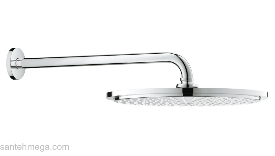 GROHE 26066000 Rainshower Cosmopolitan Metal Верхний душ с кронштейном, диаметр 310 мм, I режим, 5,7 л/мин, хром. Фото