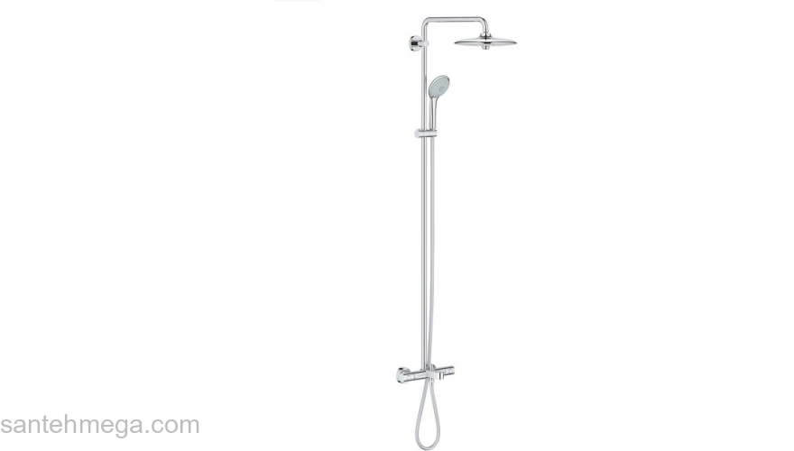 GROHE Душевая система с термостатом для ванны Grohe Euphoria 27475001. Фото