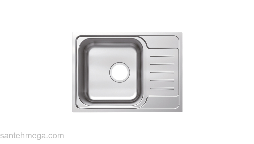 Мойка нерж. сталь шелк с крылом 605*440*180 Sound IDDIS SND60SDi77. Фото