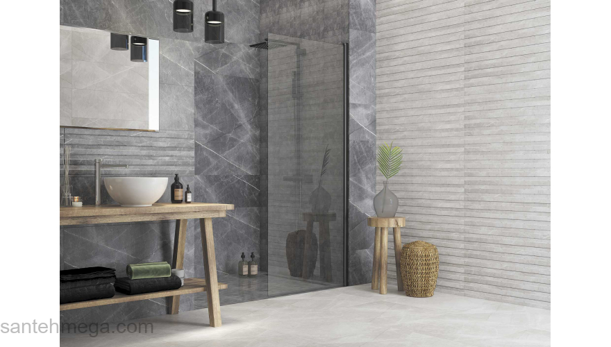 Керамин Плитка облицовочная Канон 3Д 300х900 декор бежевый