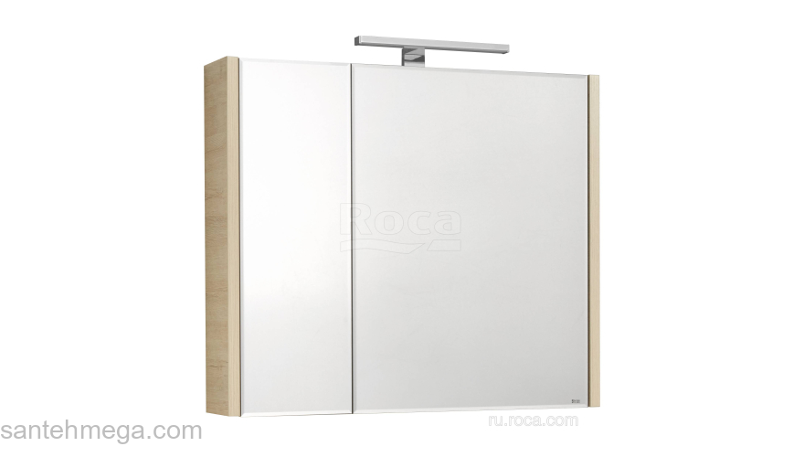 Зеркальный шкаф ROCA Etna 80 дуб верона 857304445. Фото