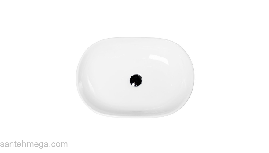 Раковина накладная BELBAGNO 60х42 BB1084 белая. Фото