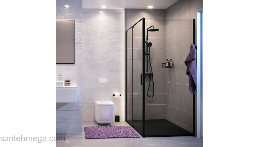 Душевой уголок WASSERKRAFT Elbe 74P10. Фото