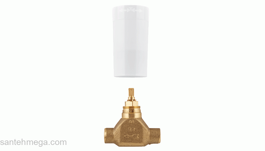 Механизм скрытого вентиля GROHE 29801000. Фото