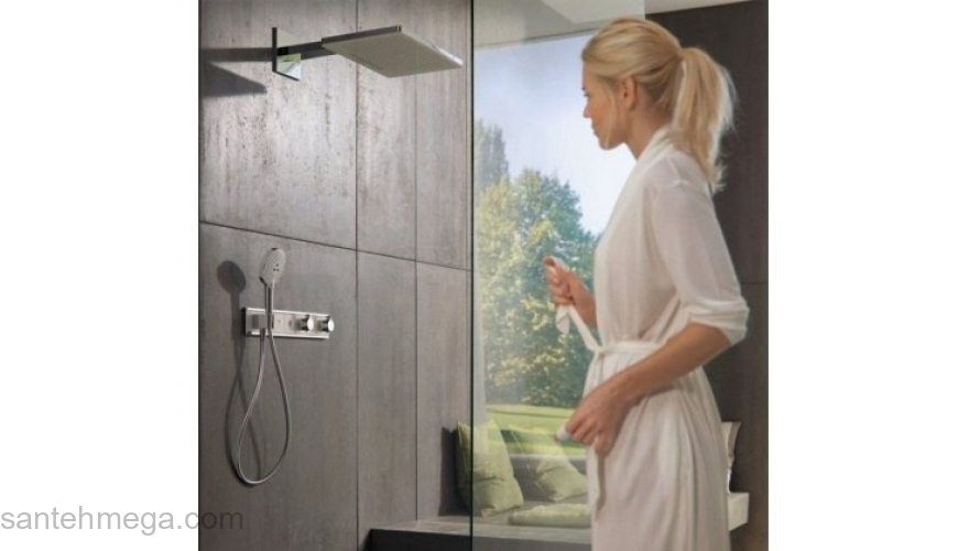 Термостат для душа Hansgrohe RainSelect 15357400 на 4 потребителя. Фото