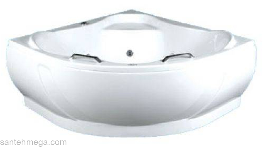 Ванна АКВАТЕК Галатея 135х135 с гидромассажем. Фото