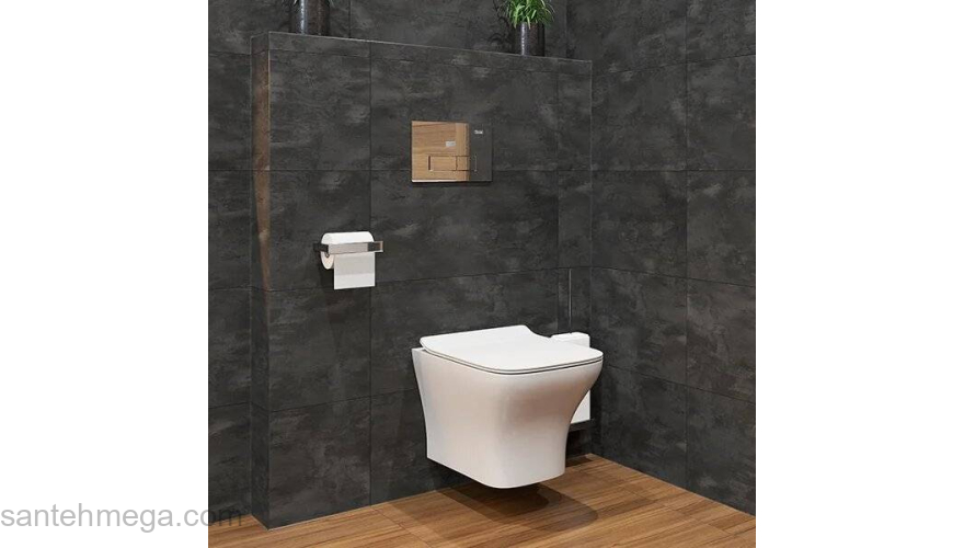 SOLE QUADRO Безободковый унитаз подвесной с сиденьем Soft-close. Фото